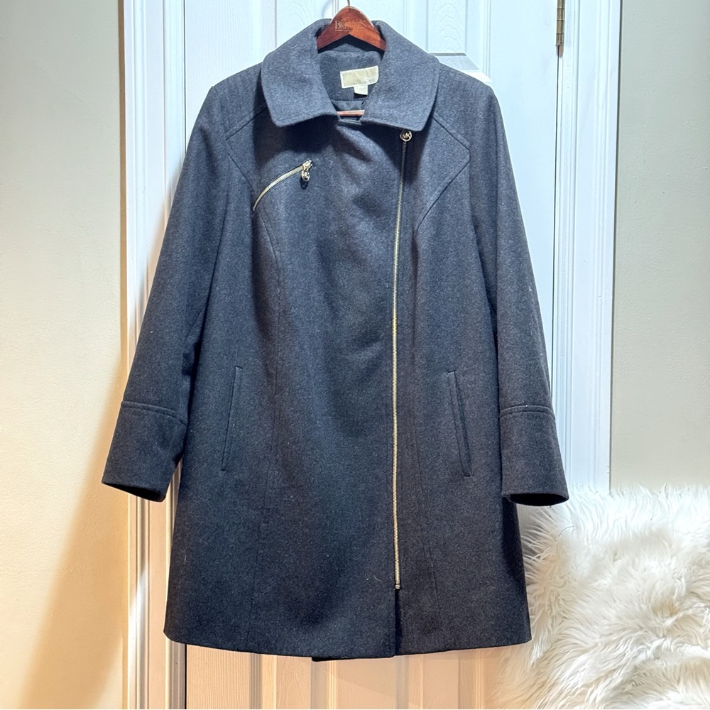 Michael Kors Plus size 20W wool Coat Gray